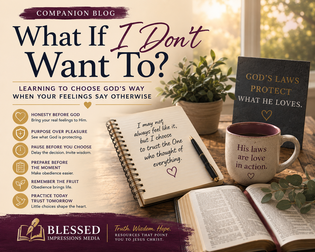 What If I Don't Want To? | Learning to Choose God's Way When Your Feelings Say Otherwise