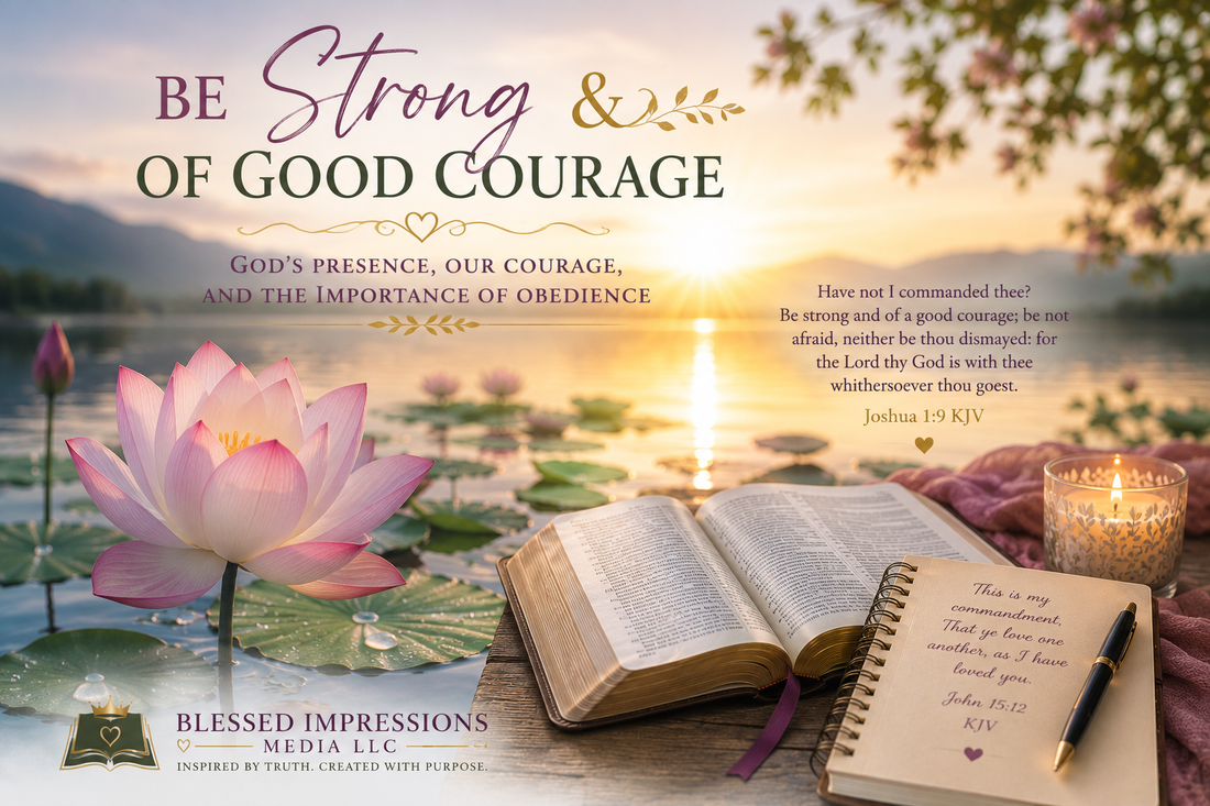 Be Strong and of Good Courage: God's Presence, Our Courage, and the Importance of Obedience
