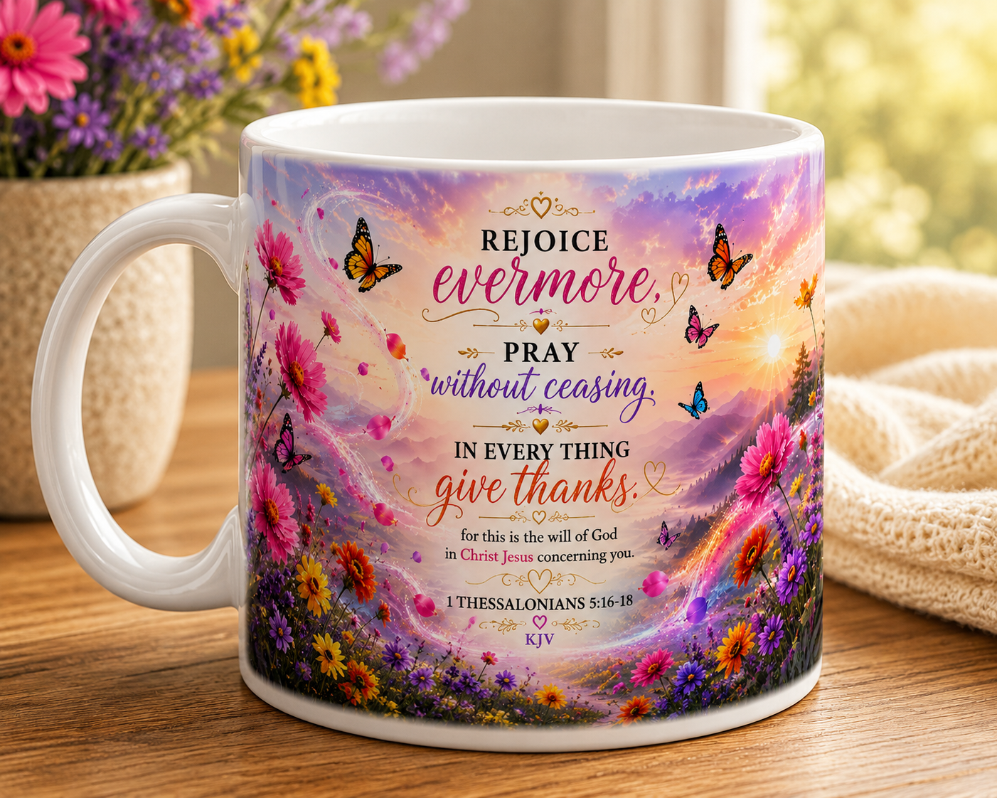 Wildflower Faith Collection-Mugs and Tumblers