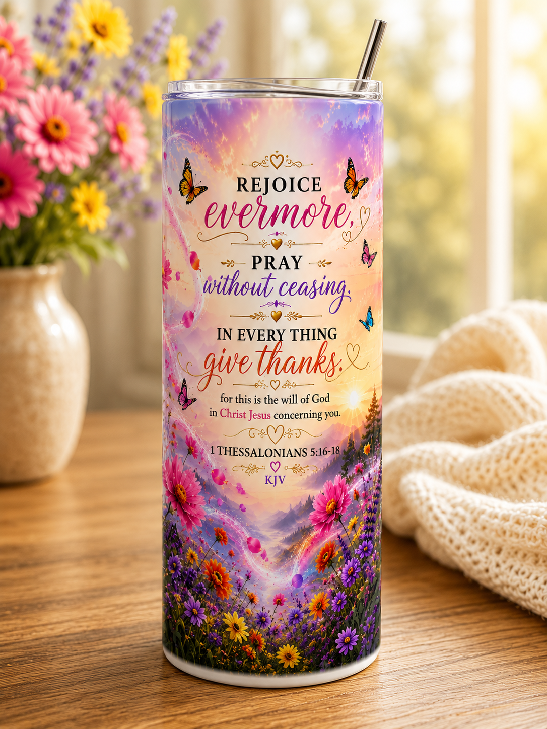 Wildflower Faith Collection-Mugs and Tumblers