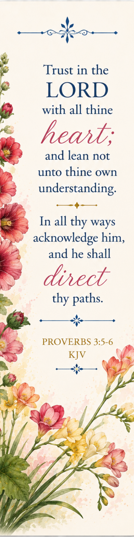 Floral Collection Bookmarks