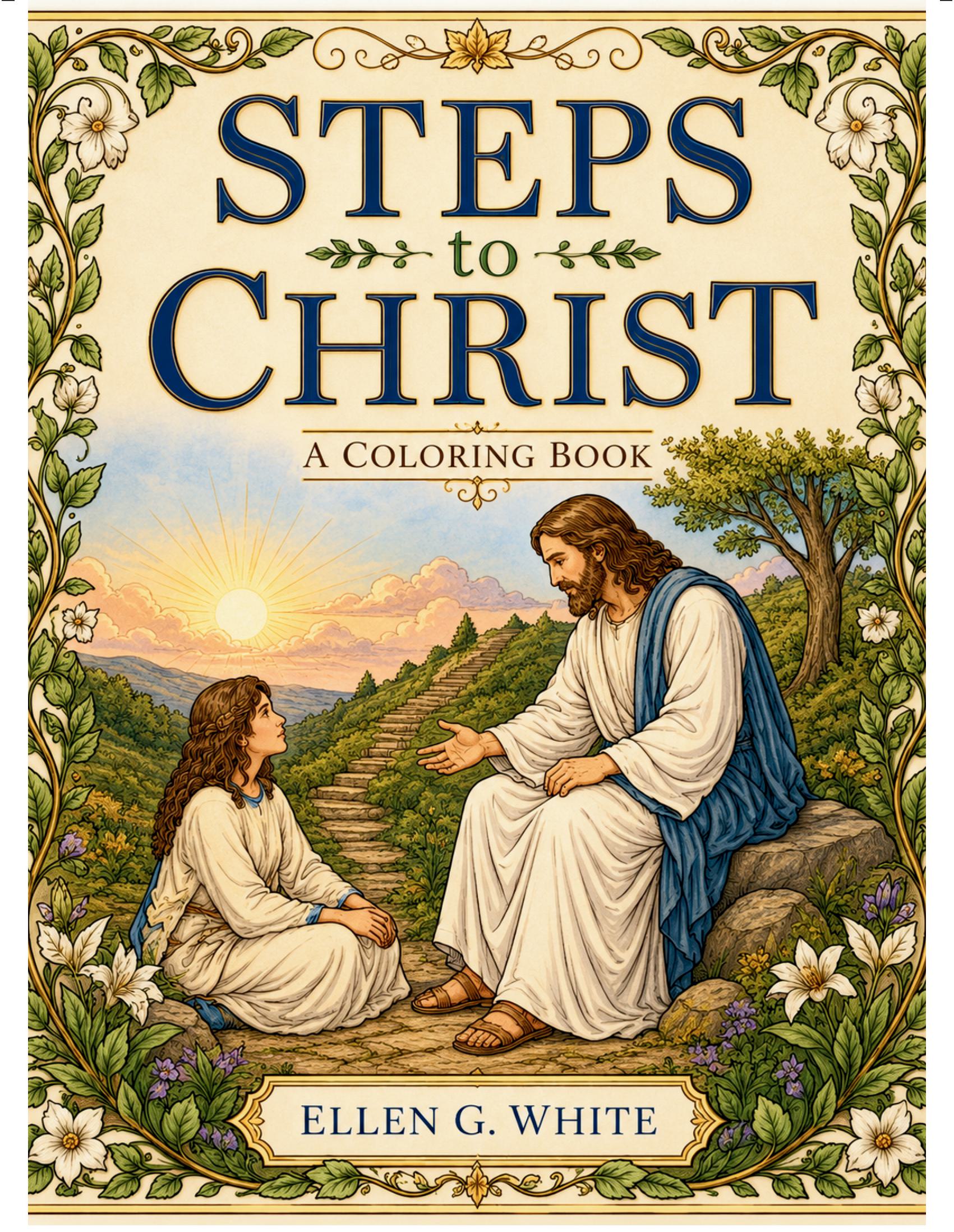 Steps to Christ Coloring Book