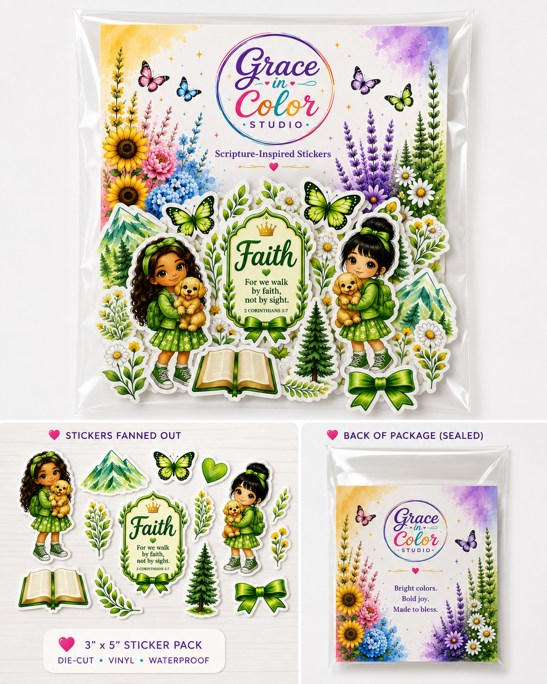 Stickers | Grace Girls Scripture Collection