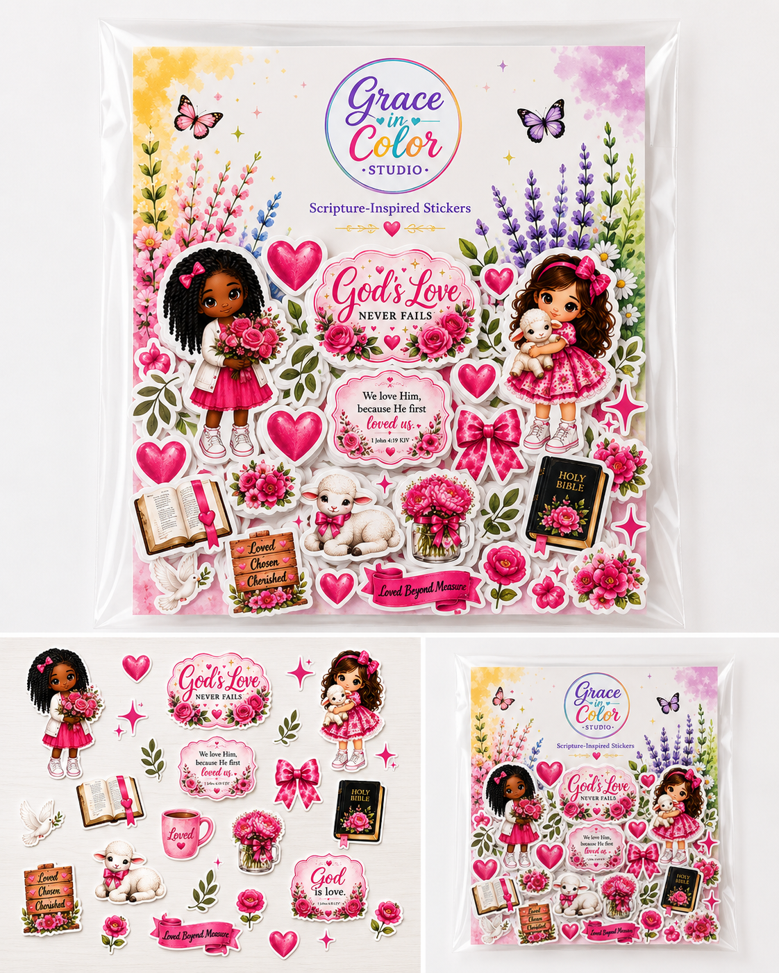 Stickers | Grace Girls Scripture Collection
