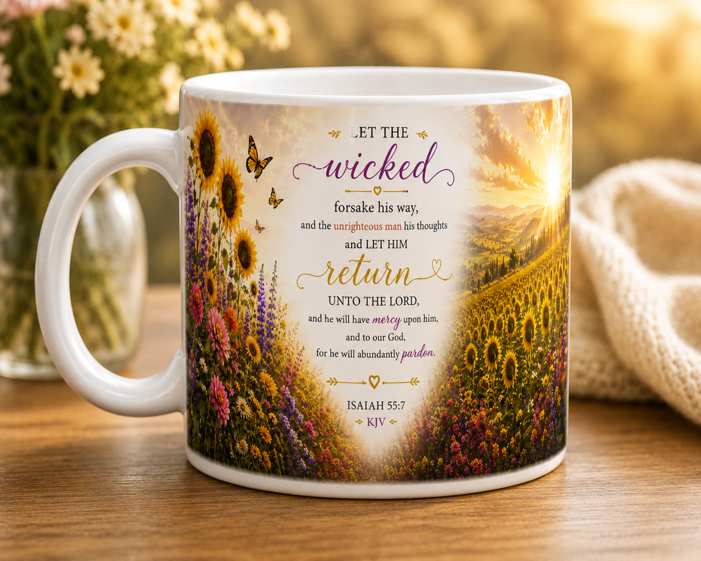 Wildflower Faith Collection-Mugs and Tumblers