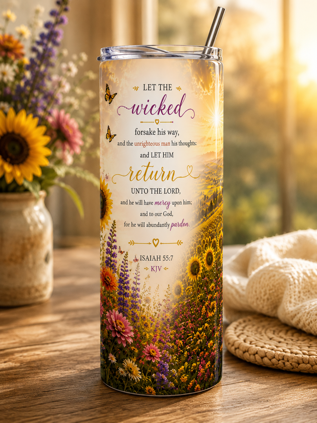 Wildflower Faith Collection-Mugs and Tumblers