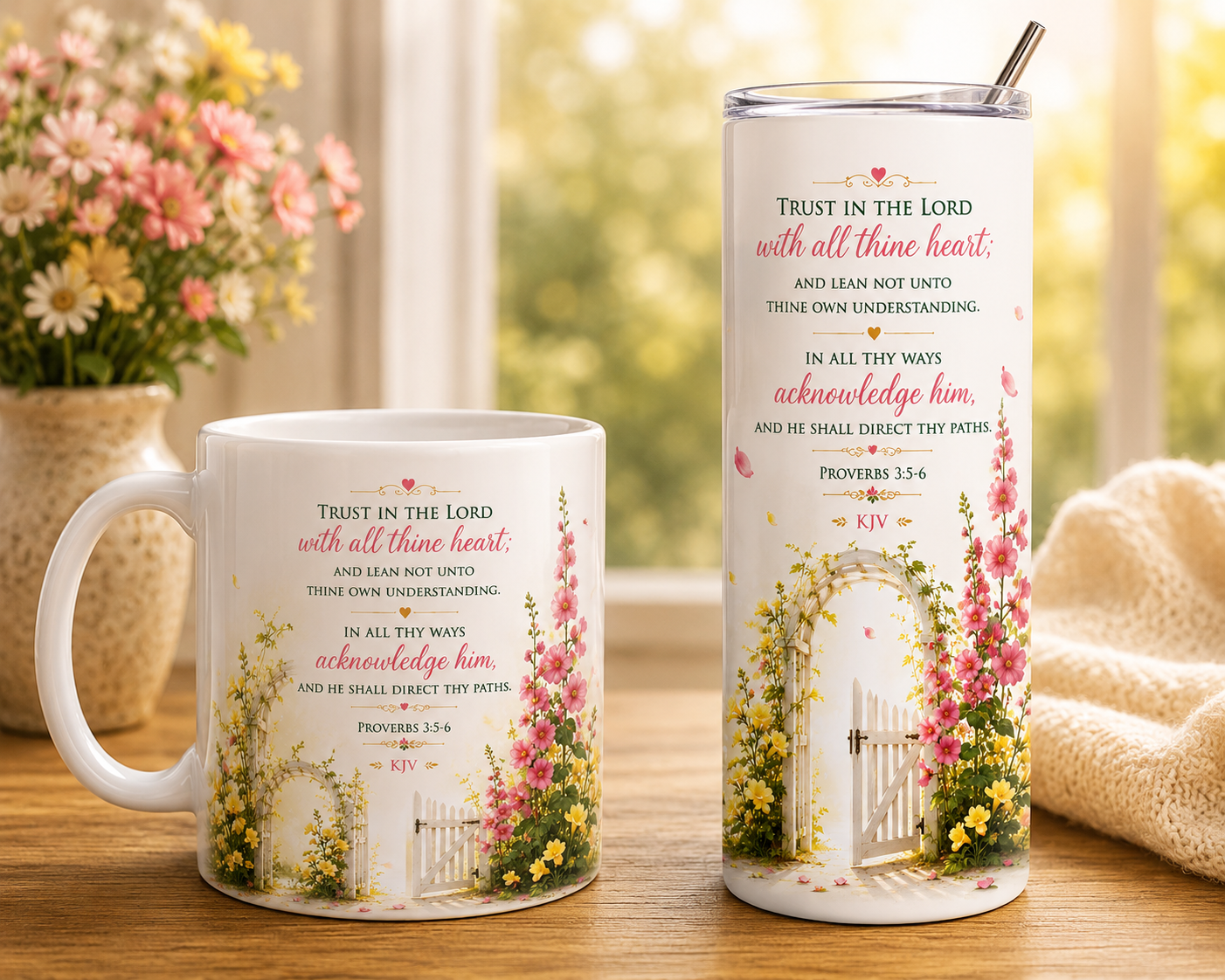 Wildflower Faith Collection-Mugs and Tumblers
