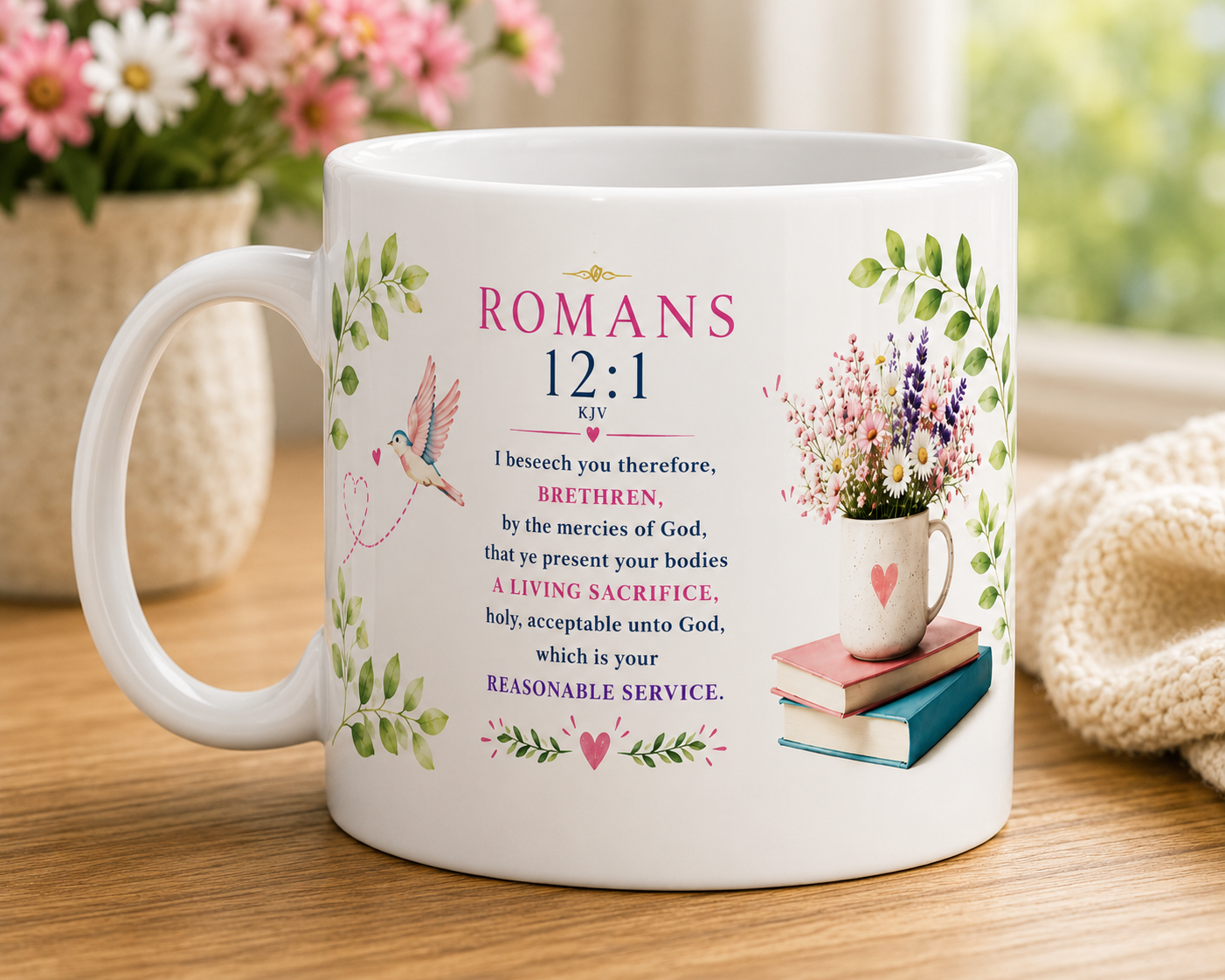 Wildflower Faith Collection-Mugs and Tumblers