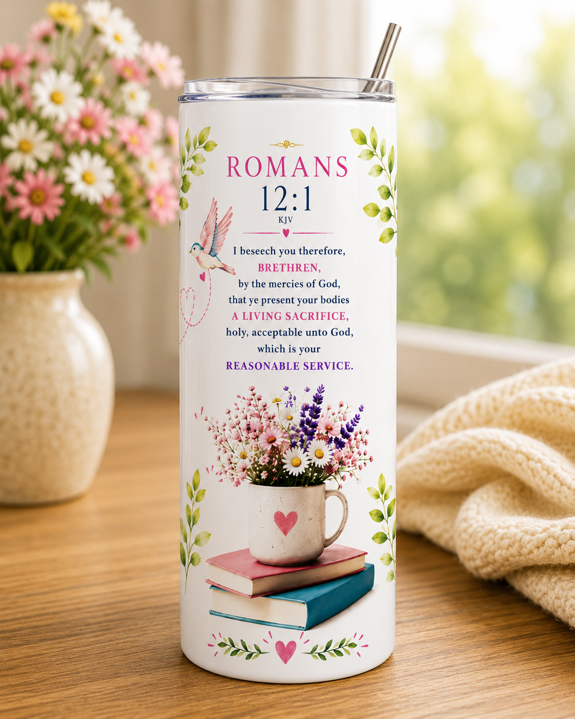 Wildflower Faith Collection-Mugs and Tumblers
