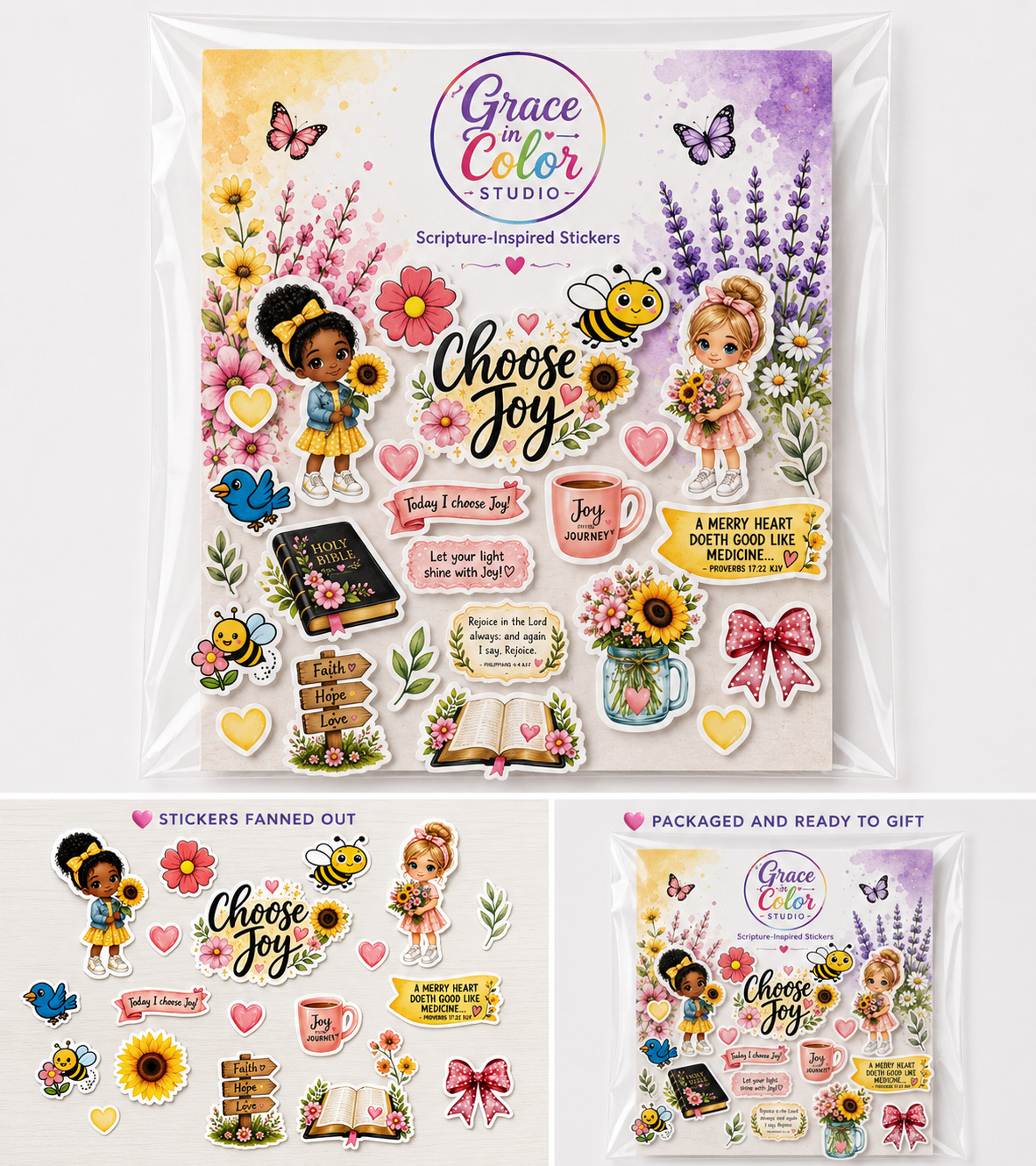 Stickers | Grace Girls Scripture Collection