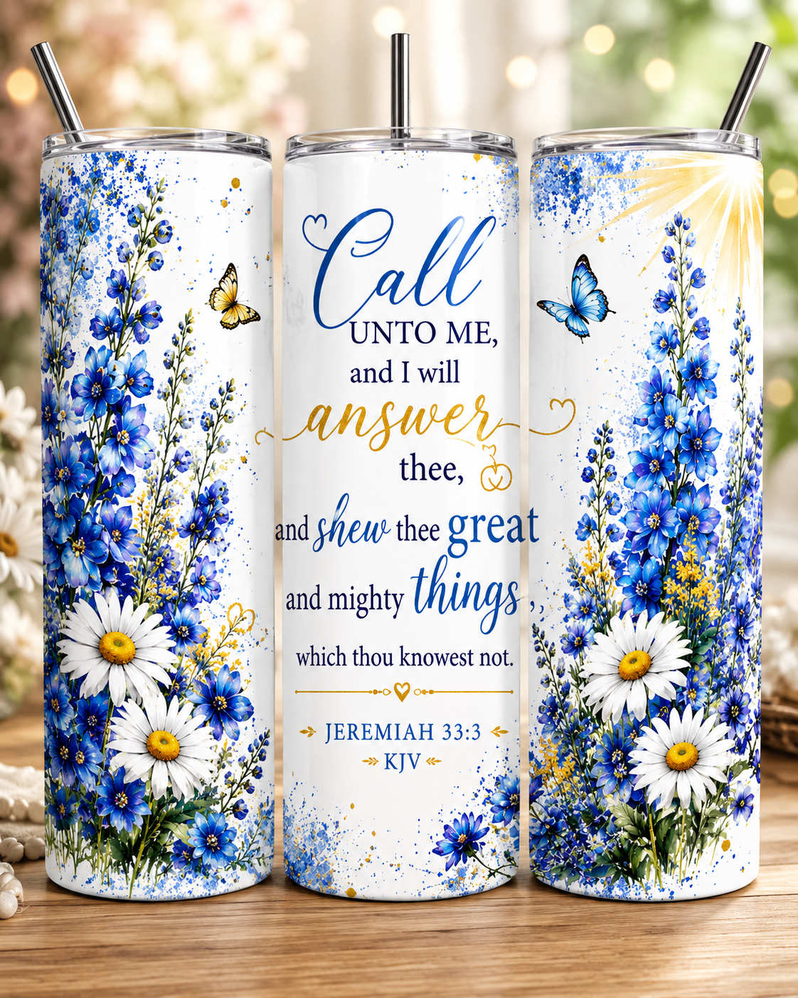 Wildflower Faith Collection-Mugs and Tumblers