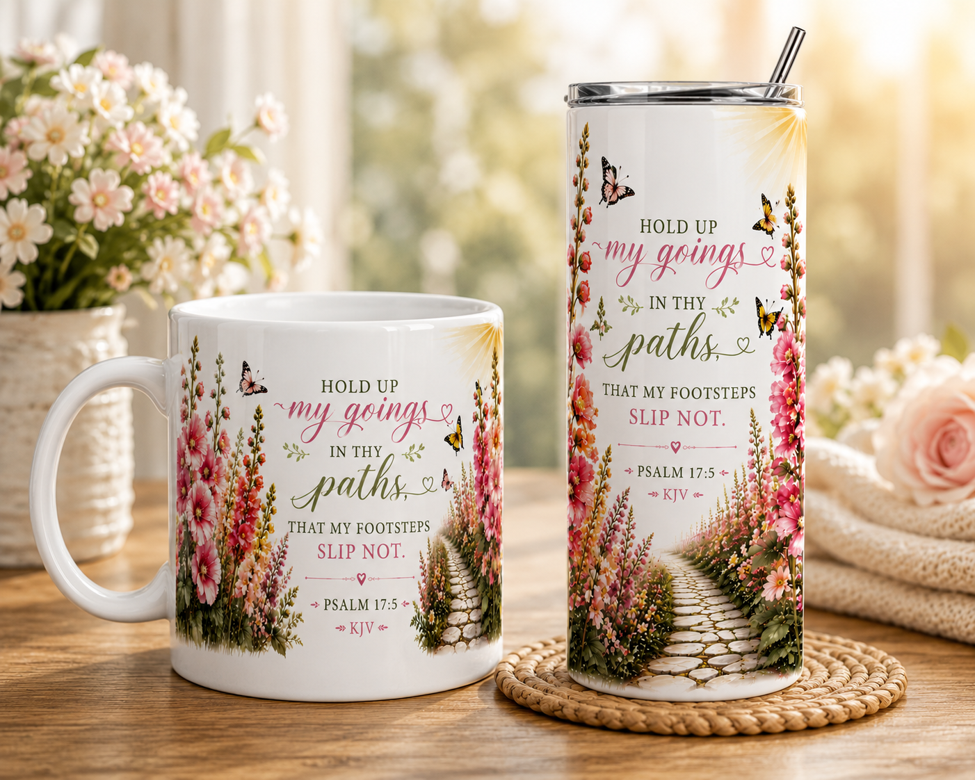 Wildflower Faith Collection-Mugs and Tumblers
